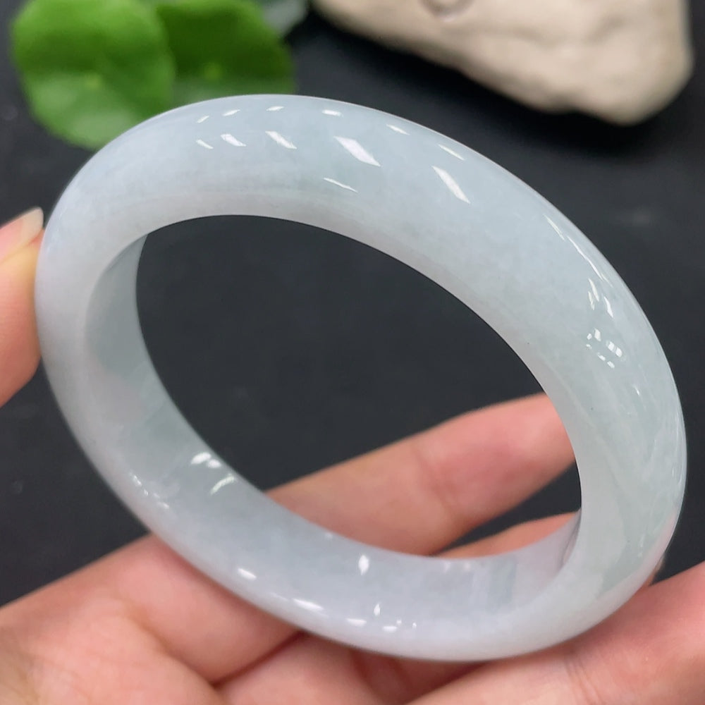 Jadeite Round Bangle Total Weight Approx.63.66g Size57