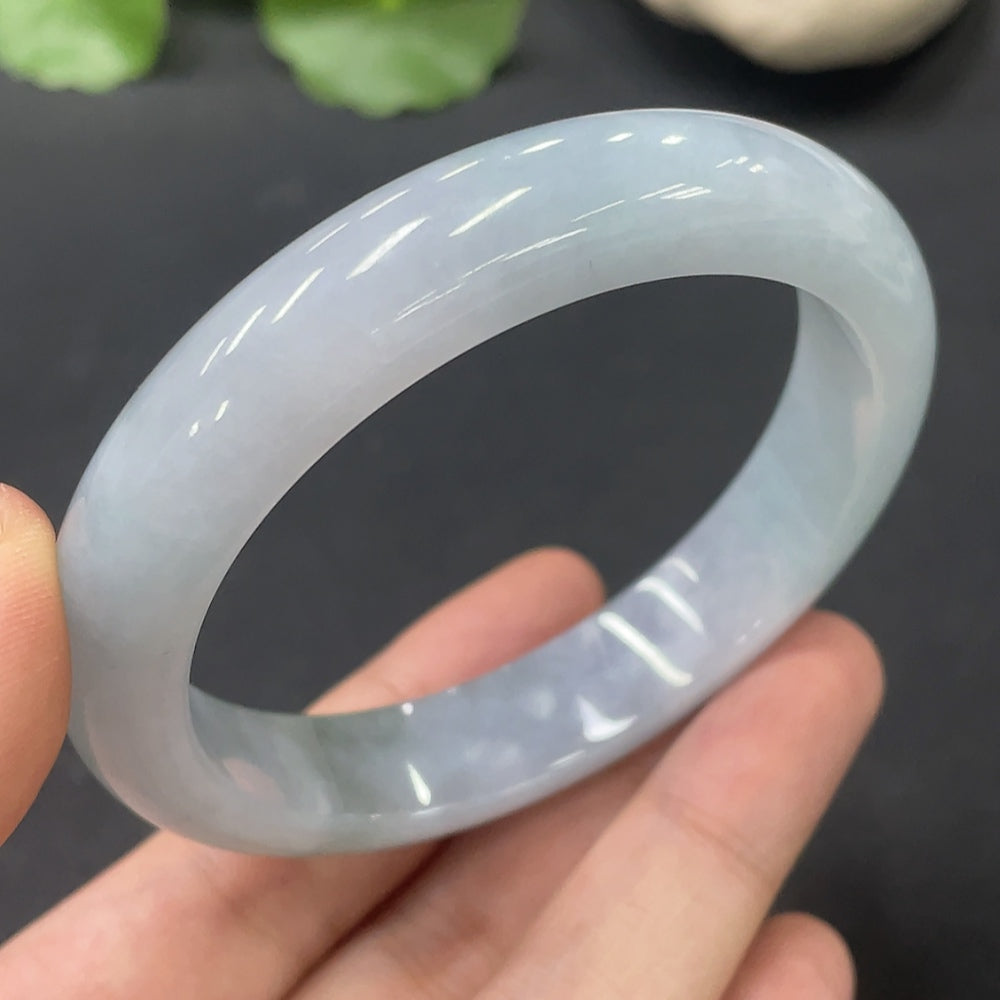 Jadeite Round Bangle | Huiliu Certified