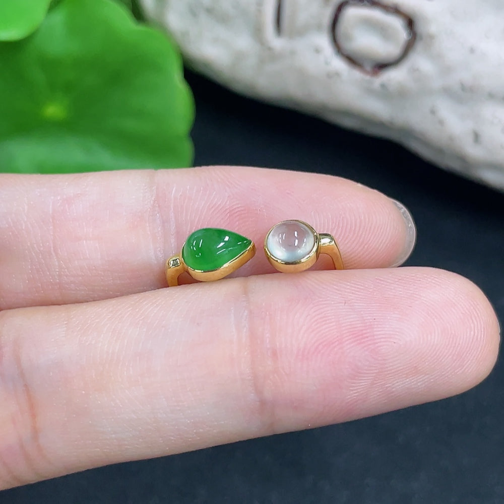 Jadeite Ring 18k