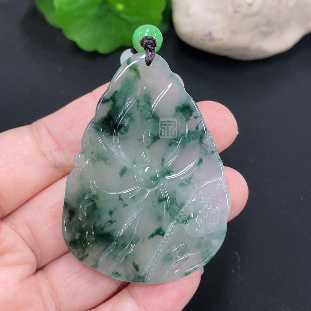 Jadeite Auspicious Yearly Abundance Pendant