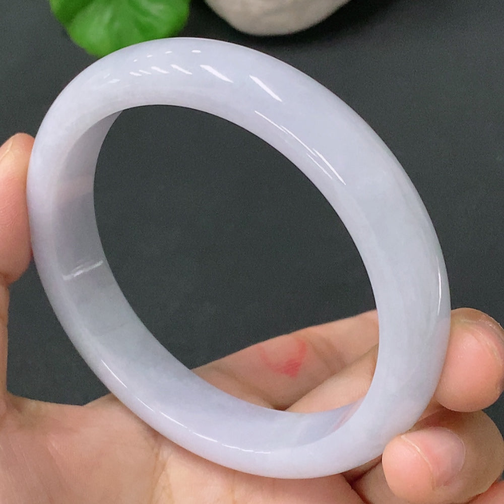 Jadeite Round Bangle | Huiliu Certified