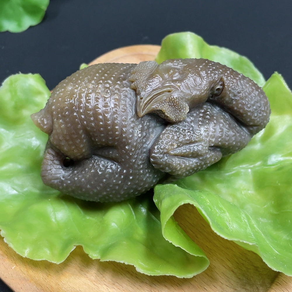Hetian Jade Ornament Rooster . | Huiliu Certified
