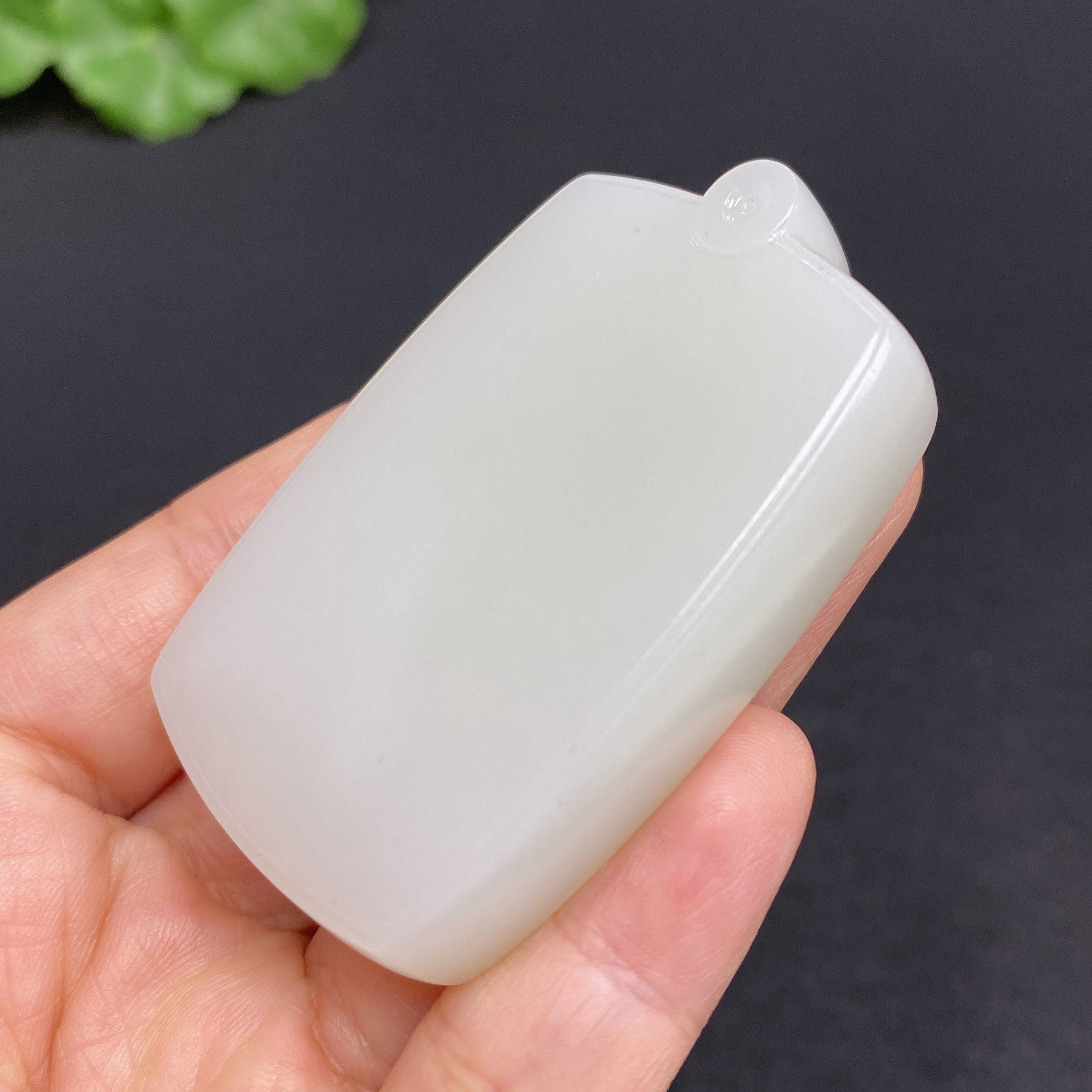 Hetian Jade Pendant, Plain Pendant, Total Weight Approx. 58.8g