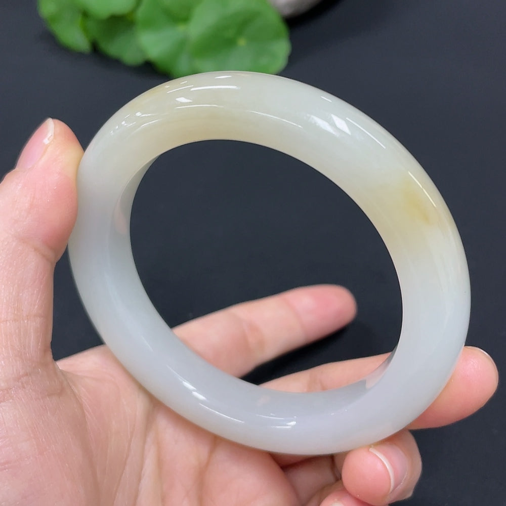 Hetian Jade Round Bracelet