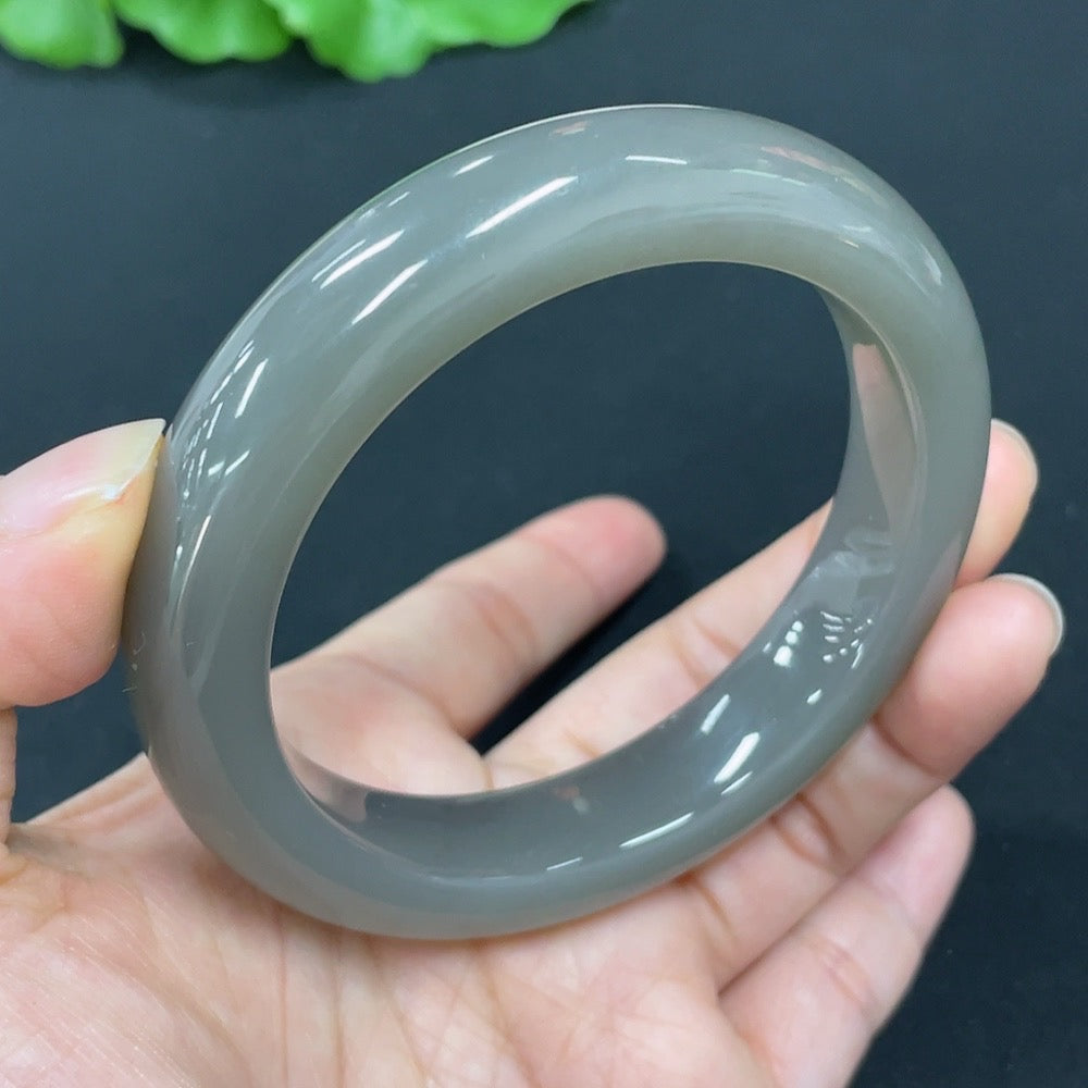 Hetian Jade Round Bracelet Size 57.6 Total Weight Approx. 69.6g