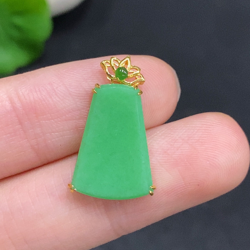 Jadeite Plain Pendant Pendant with, . | Huiliu Certified