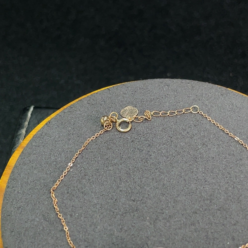 Seawater Pearl Bracelet 18k Gold Non-Natural Accent Stones Considered