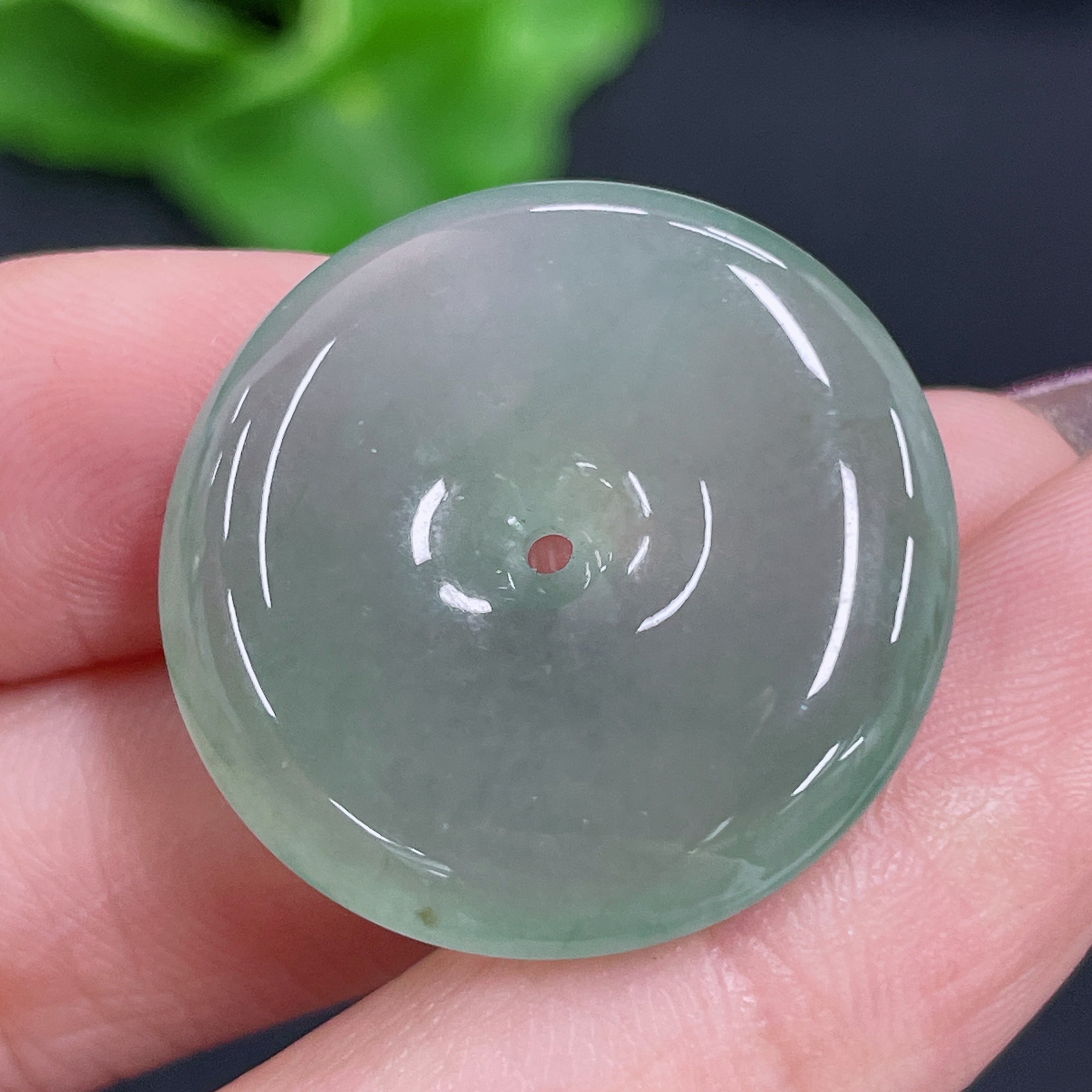 Jadeite Pendant Safety Buckle . | Huiliu Certified