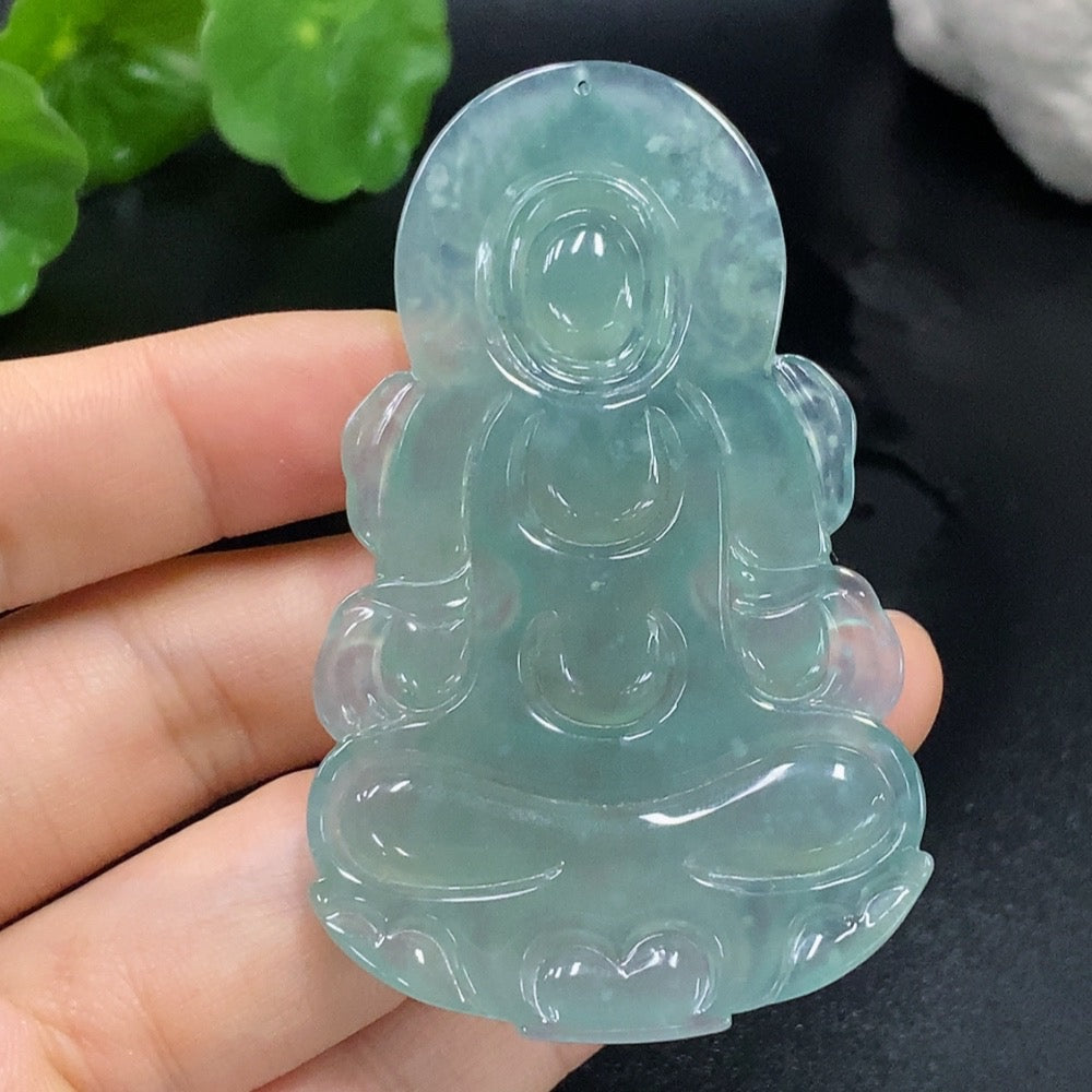 Jadeite Tara Pendant Total weight about 27.11g