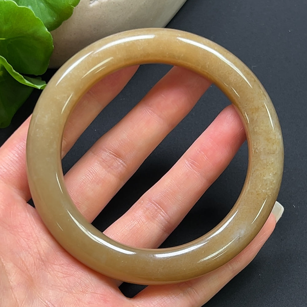 Hetian Jade Round Bracelet