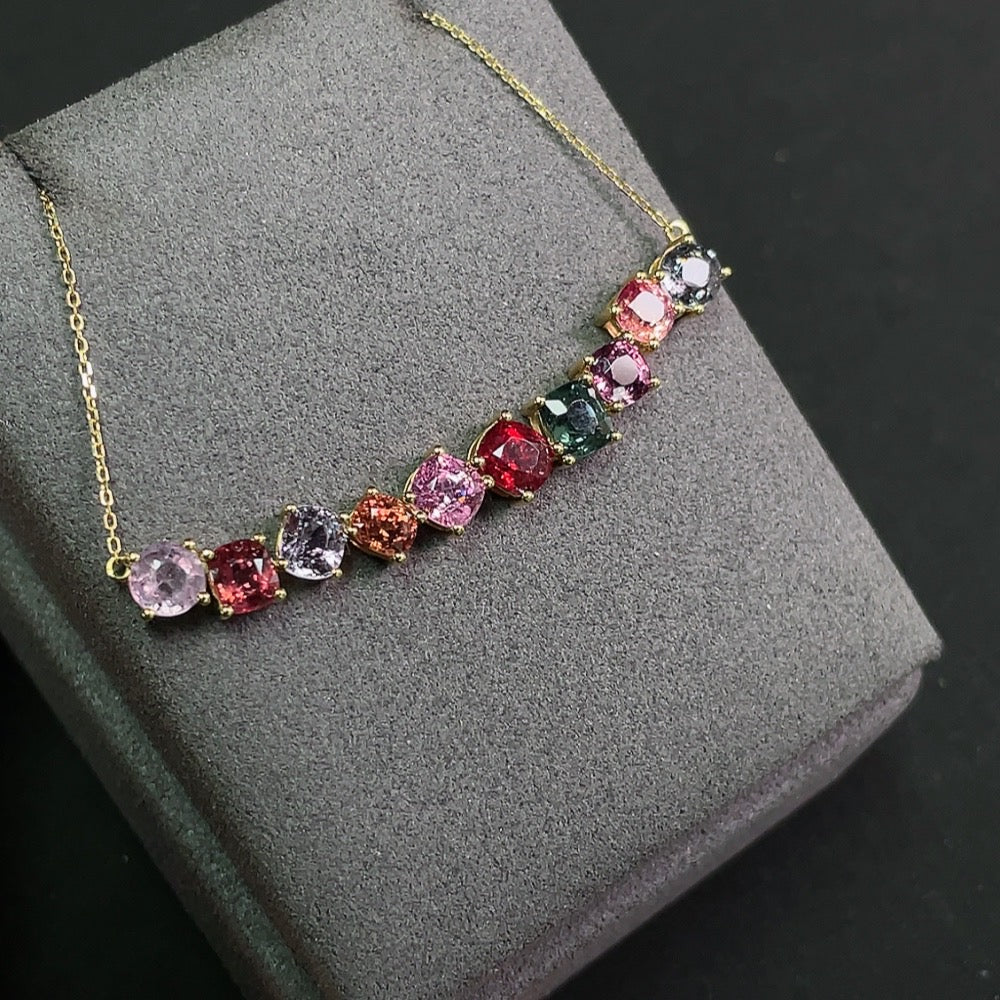 Spinel Necklace in 18K Gold