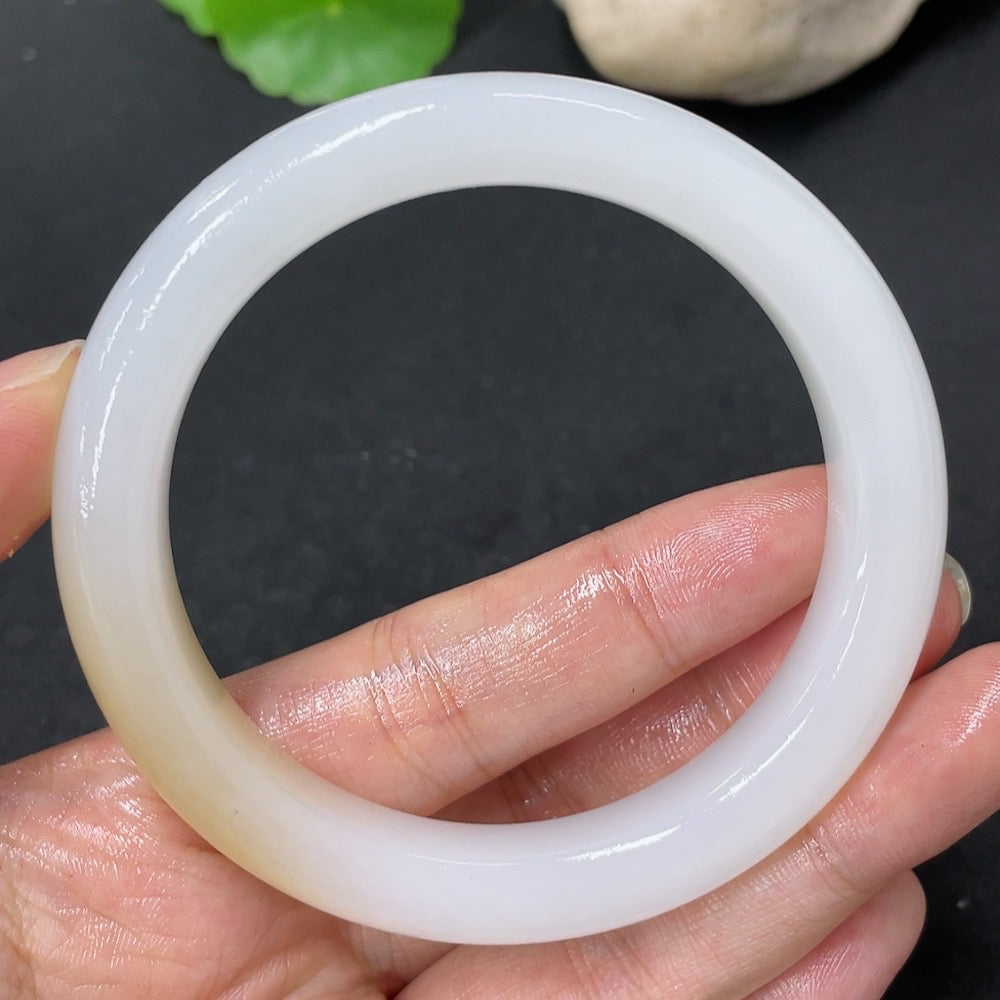 Hetian Jade Round Bracelet