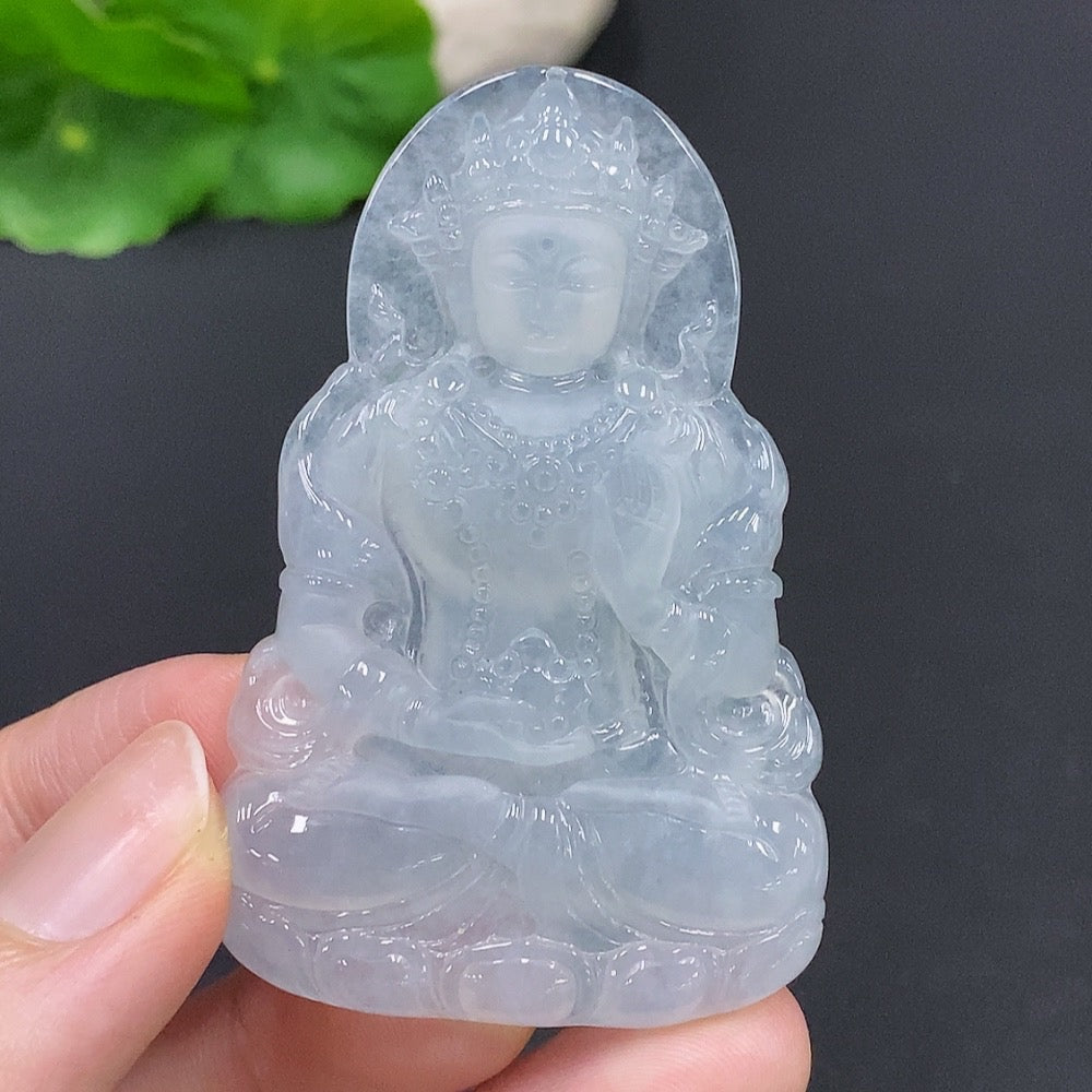 Jadeite Tara Pendant Total Weight Approx. 23.2g
