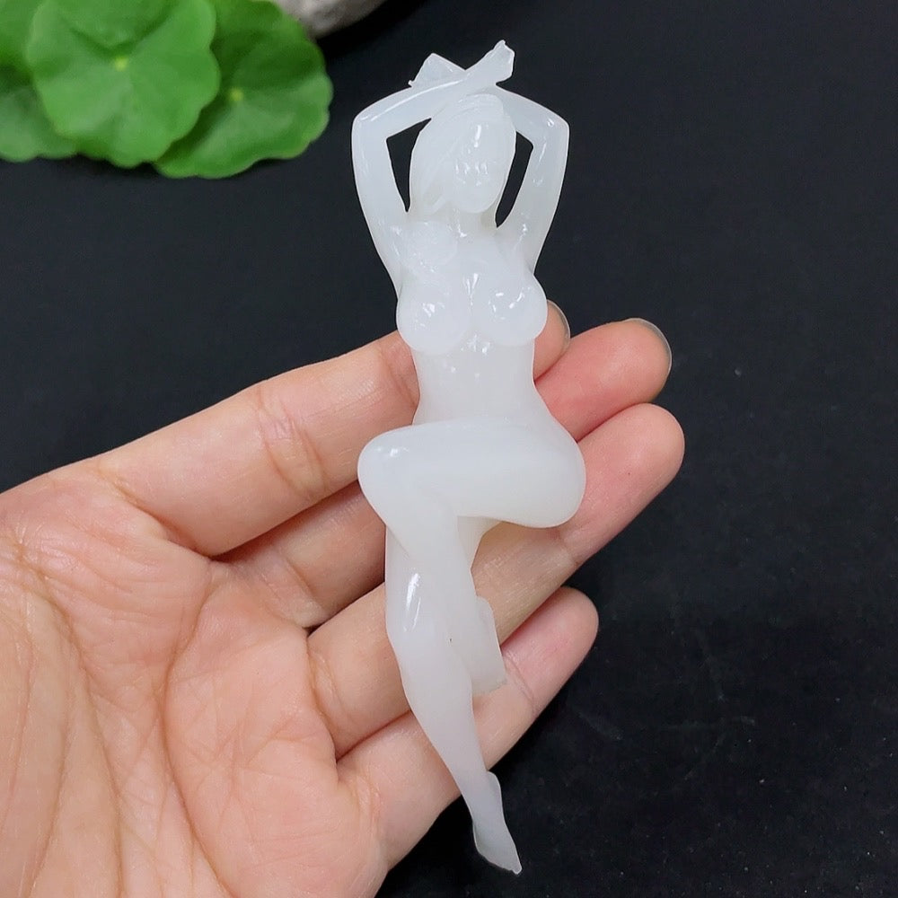 Hetian Jade Pendant "National Beauty and Heavenly Fragrance"