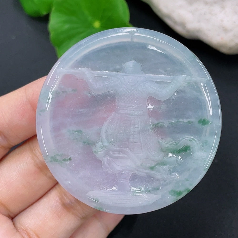 Jadeite Pendant of the Monkey King