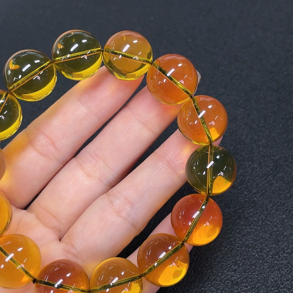 Amber Beeswax Bracelet