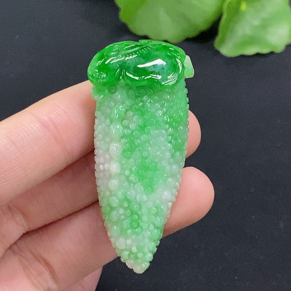 Jadeite Grape Pendant, . | Huiliu Certified