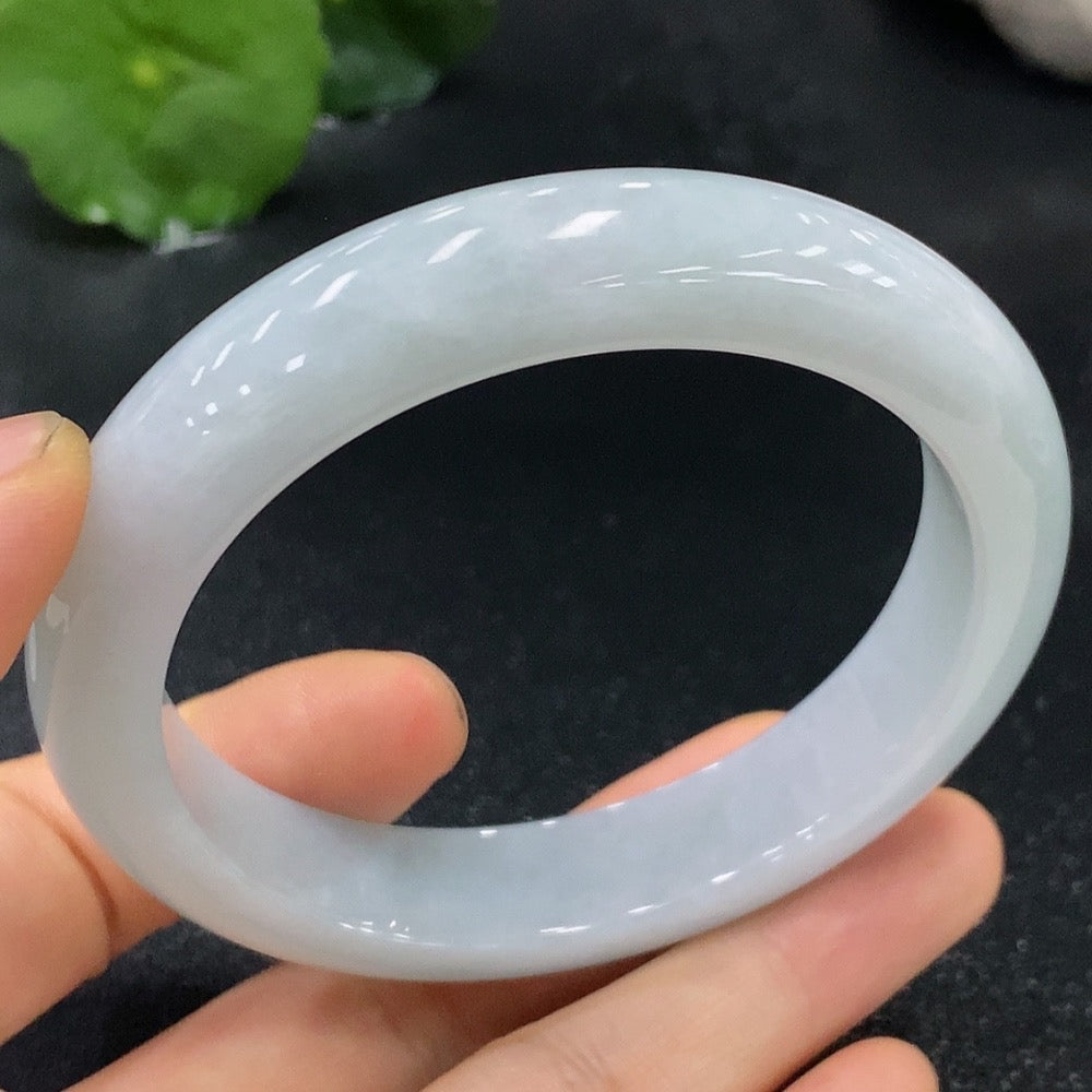 Jadeite Round Bangle | Huiliu Certified