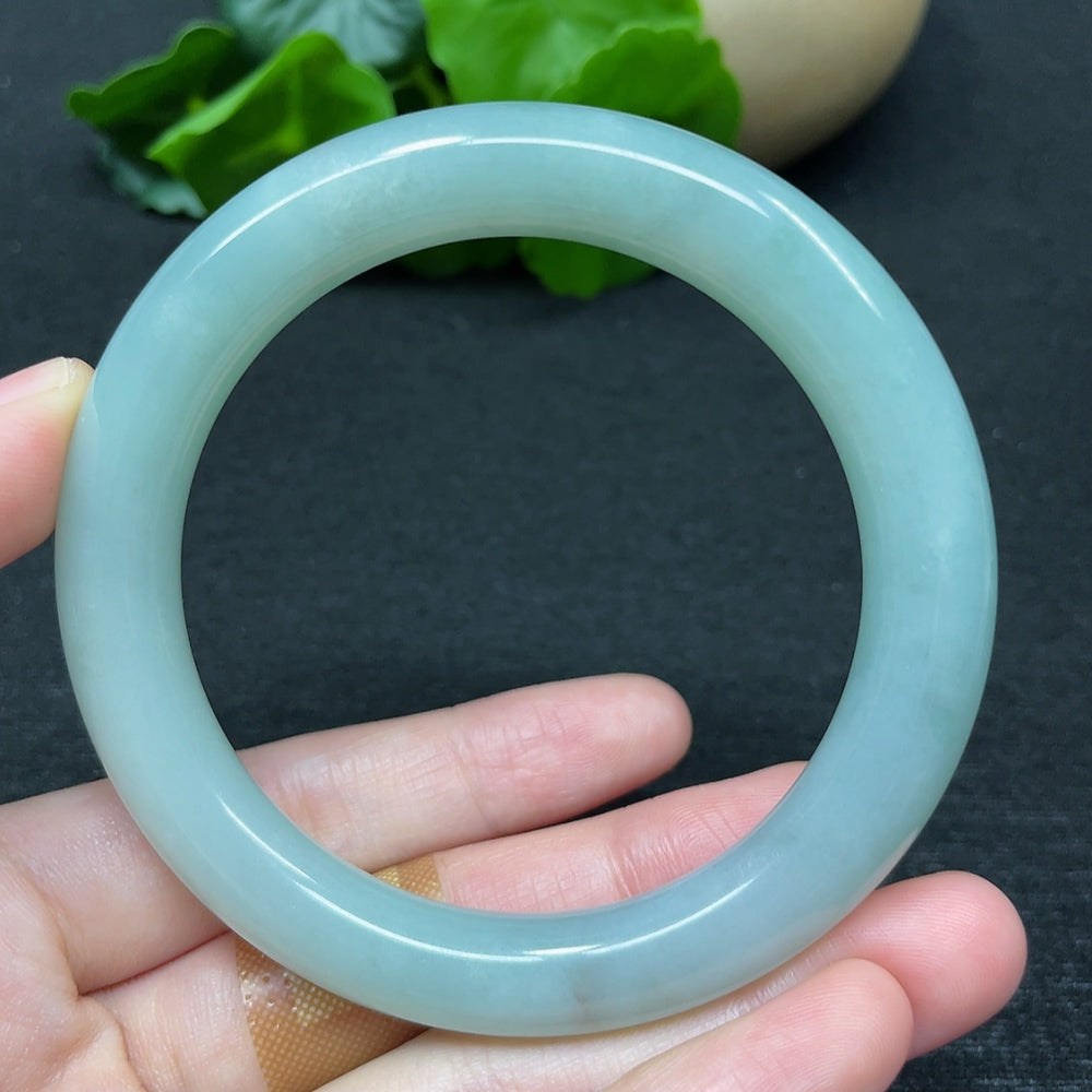 Jadeite Round Bangle Total Weight Approx. 51.70g Size 56