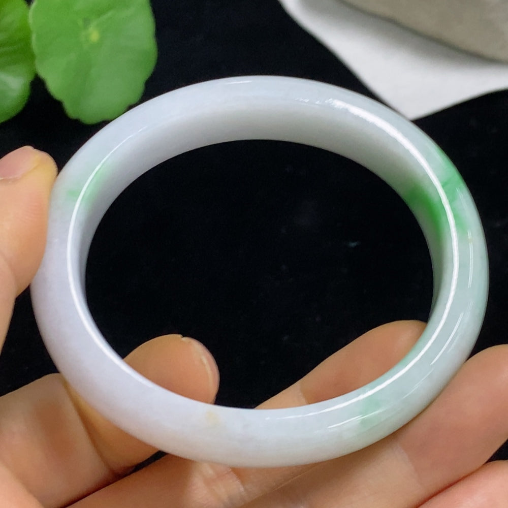 Jadeite Imperial Concubine Bracelet Total Weight Approx. 50.88g Size 55.5/Short Diameter 49