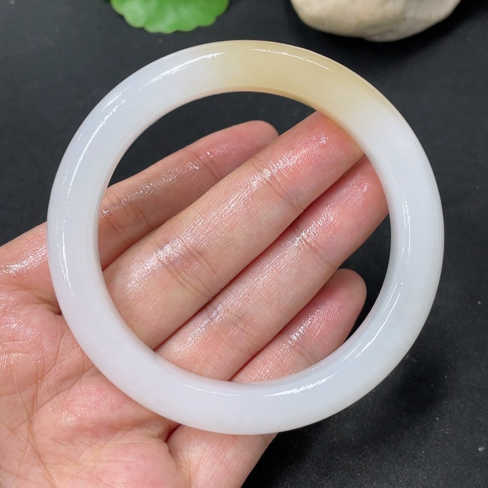 Hetian Jade Round Bracelet
