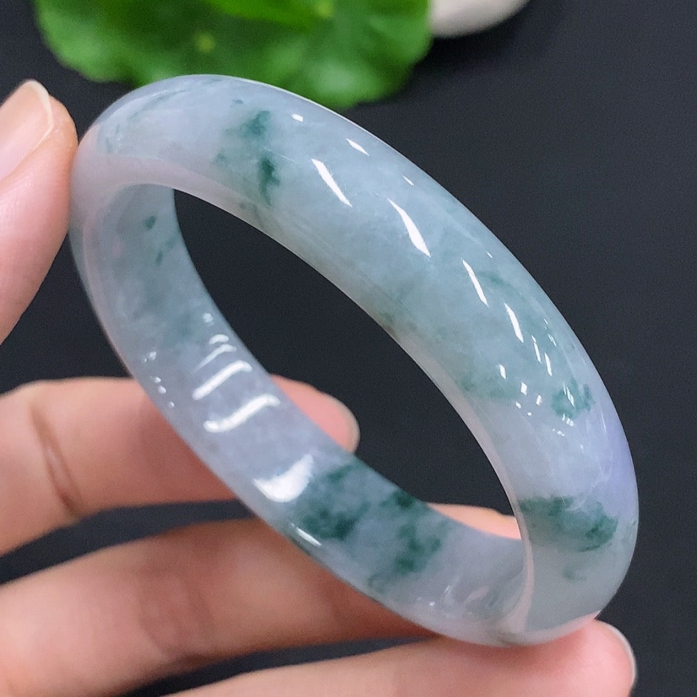 Jadeite Concubine Bracelet Total Weight Approx. 40.8g Size 52.6/46.2