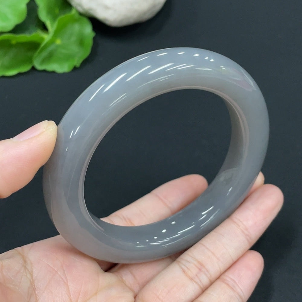 Hetian Jade Round Bracelet . | Huiliu Certified