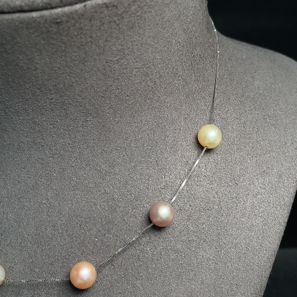 Pearl Necklace 18K Gold Total Weight Approx. 5.41g Stone Size About 7.7mm