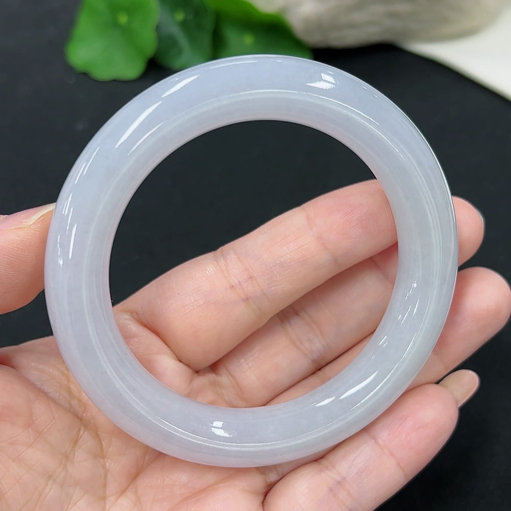 Jadeite Round Bangle Size 55 Total Weight Approx. 66.7g