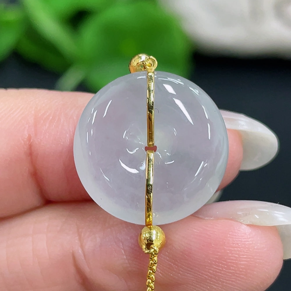 Jadeite Bracelet 18k Total Weight Approx. 3.66g