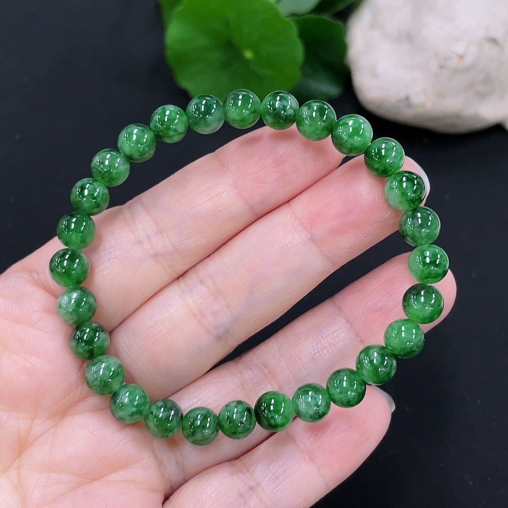 Jadeite Bracelet . 6.5mm About | Huiliu Certified