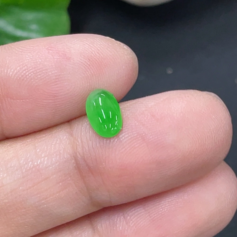 Jadeite cabochon total weight approx. 0.15g