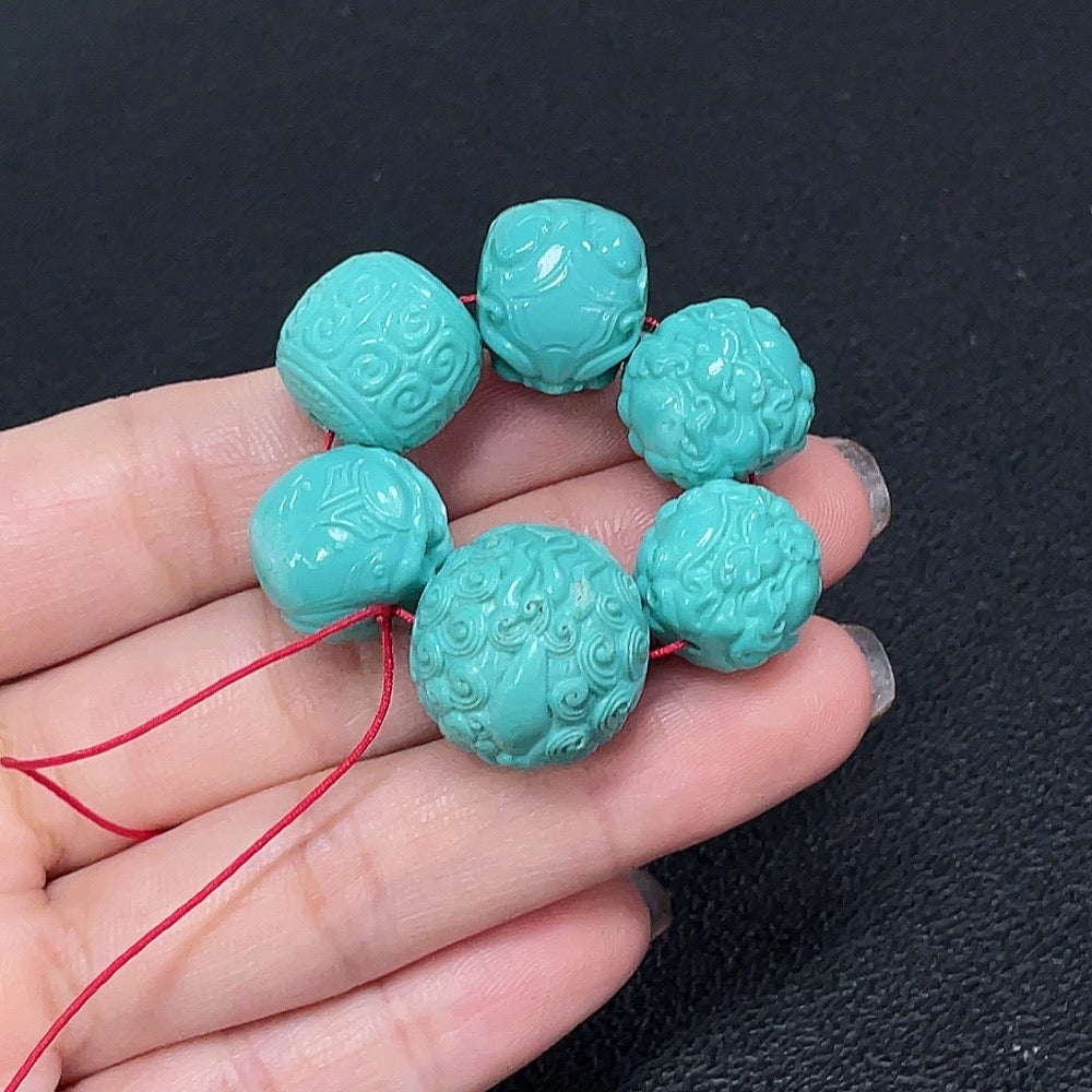 Turquoise Loose Beads Color Origin Undetermined