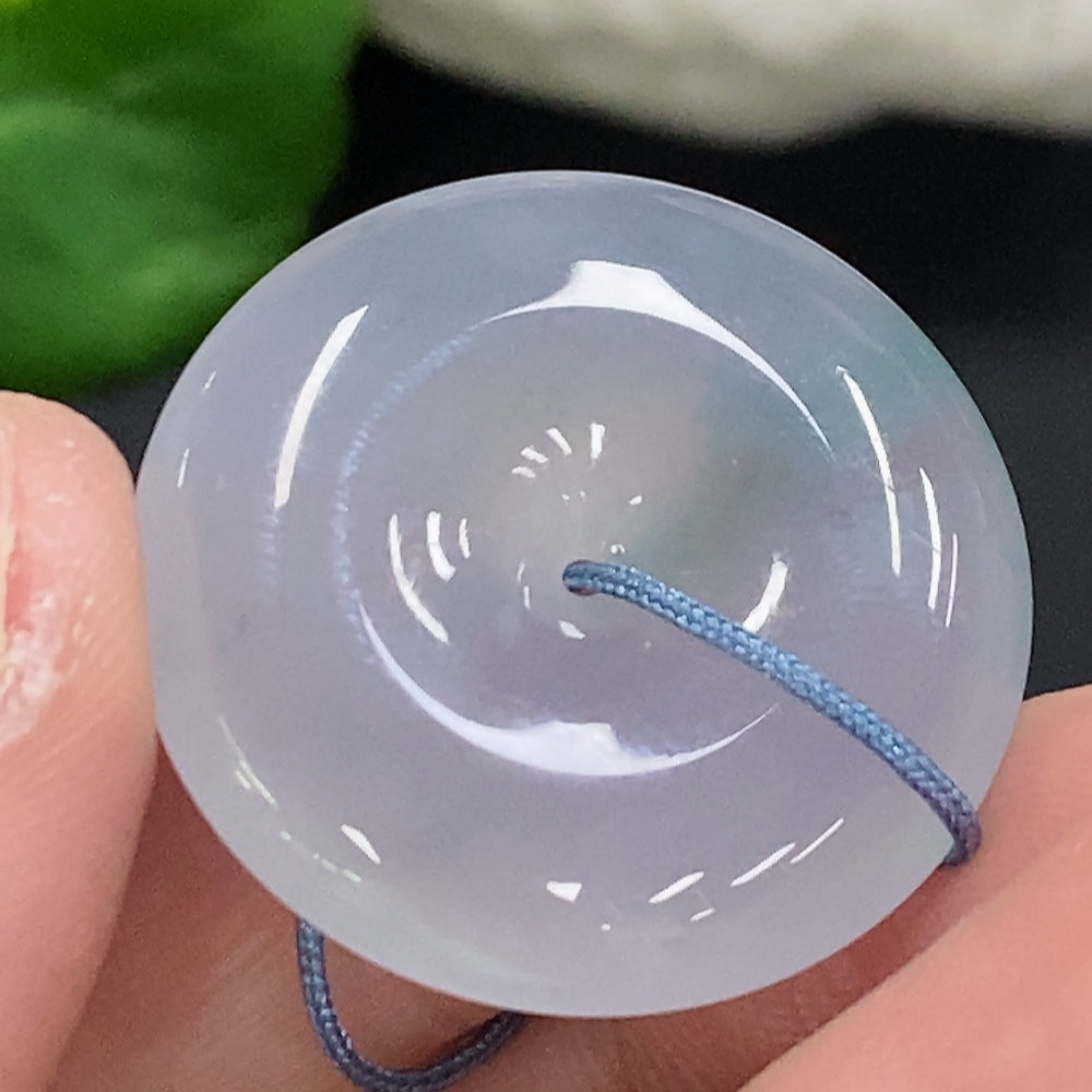 Jadeite Safety Pendant Total Weight Approx. 8.9g