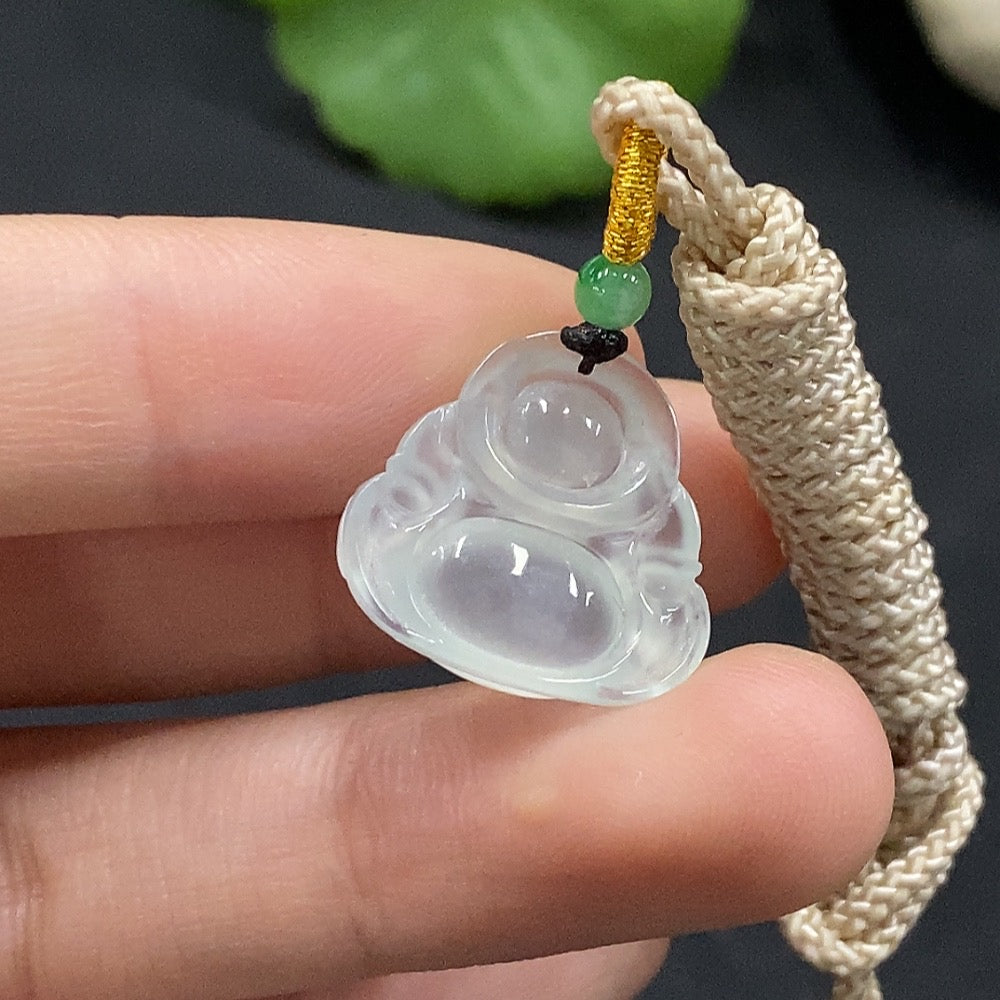 Jadeite Buddha Pendant Total weight about 3.55g