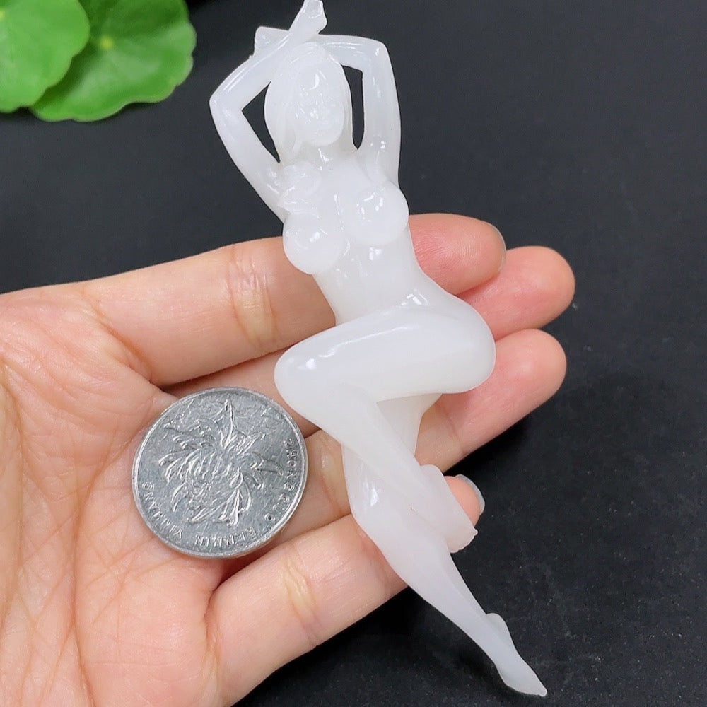 Hetian Jade Pendant "National Beauty and Heavenly Fragrance"