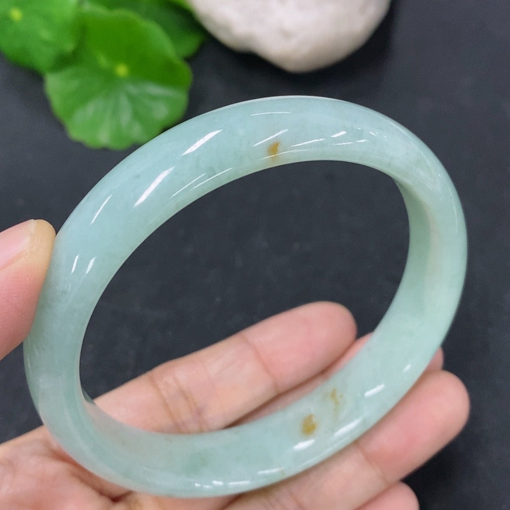 Jadeite Round Bracelet Size 58.5mm Total Weight Approx. 48.64g
