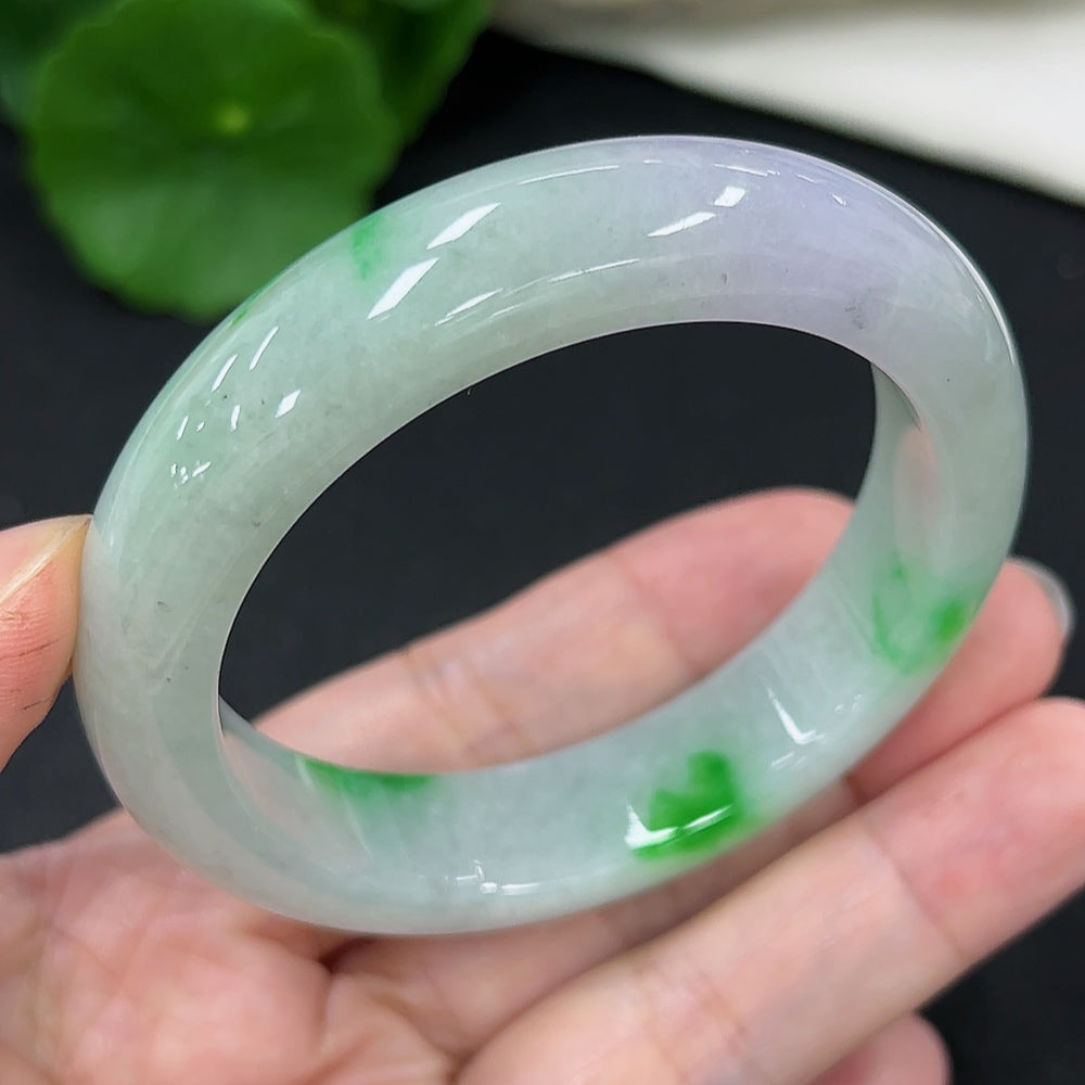 Jadeite Round Bangle