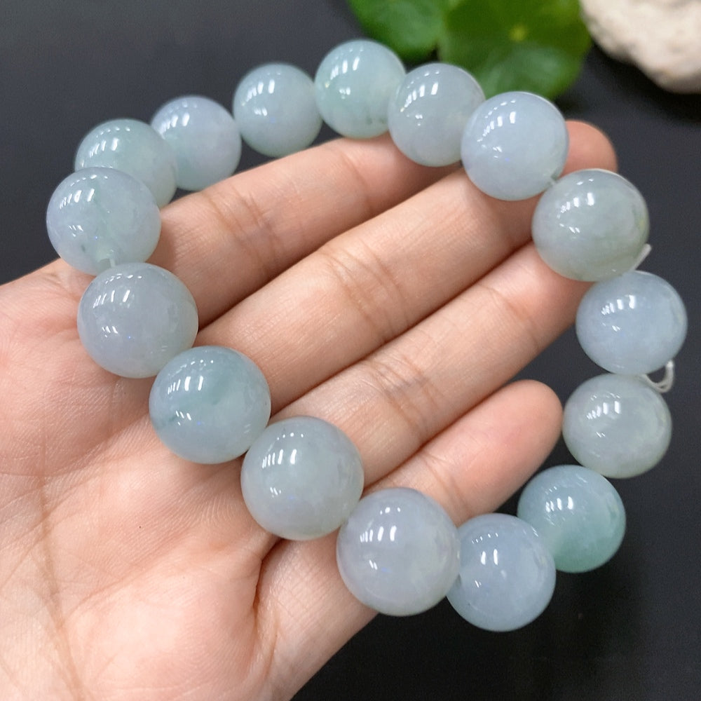 Jadeite Bracelet Approx.13.3mm Total Weight 66.244g