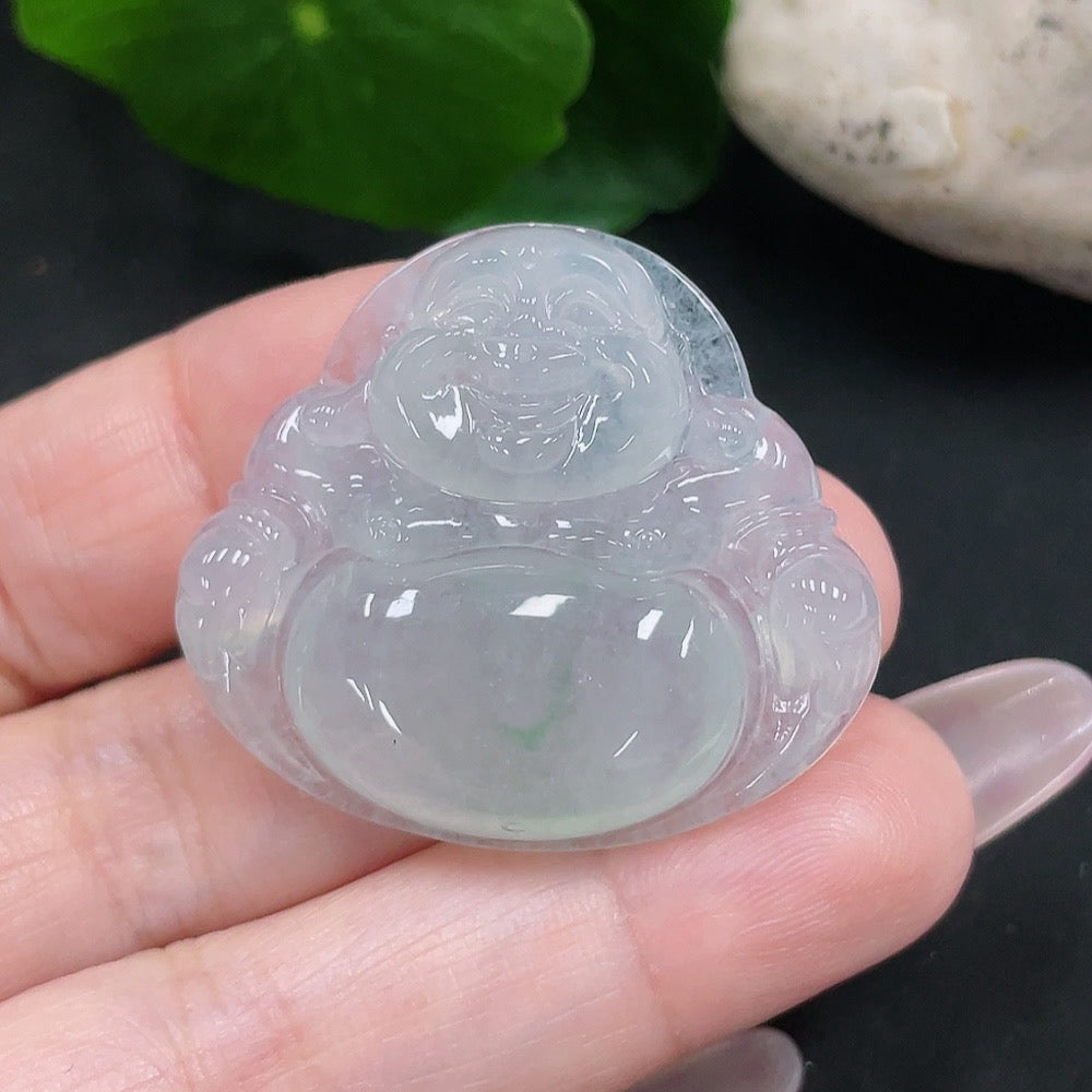Jadeite Buddha Pendant Total Weight Approx. 11.5g