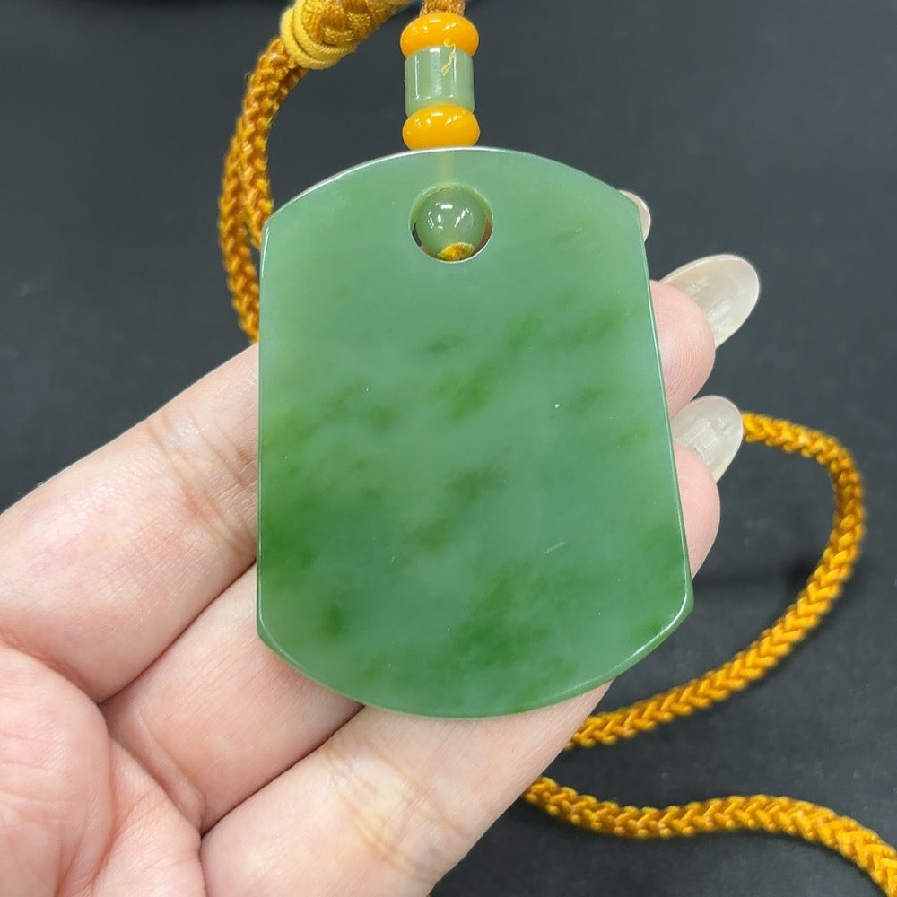 Hetian Jade Plain Pendant