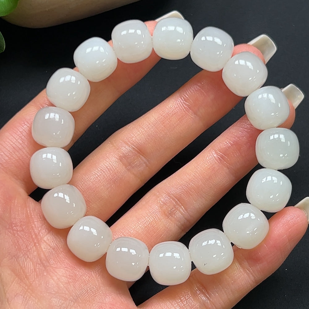 Hetian Jade Bracelet 11.9mm Approx. 50g