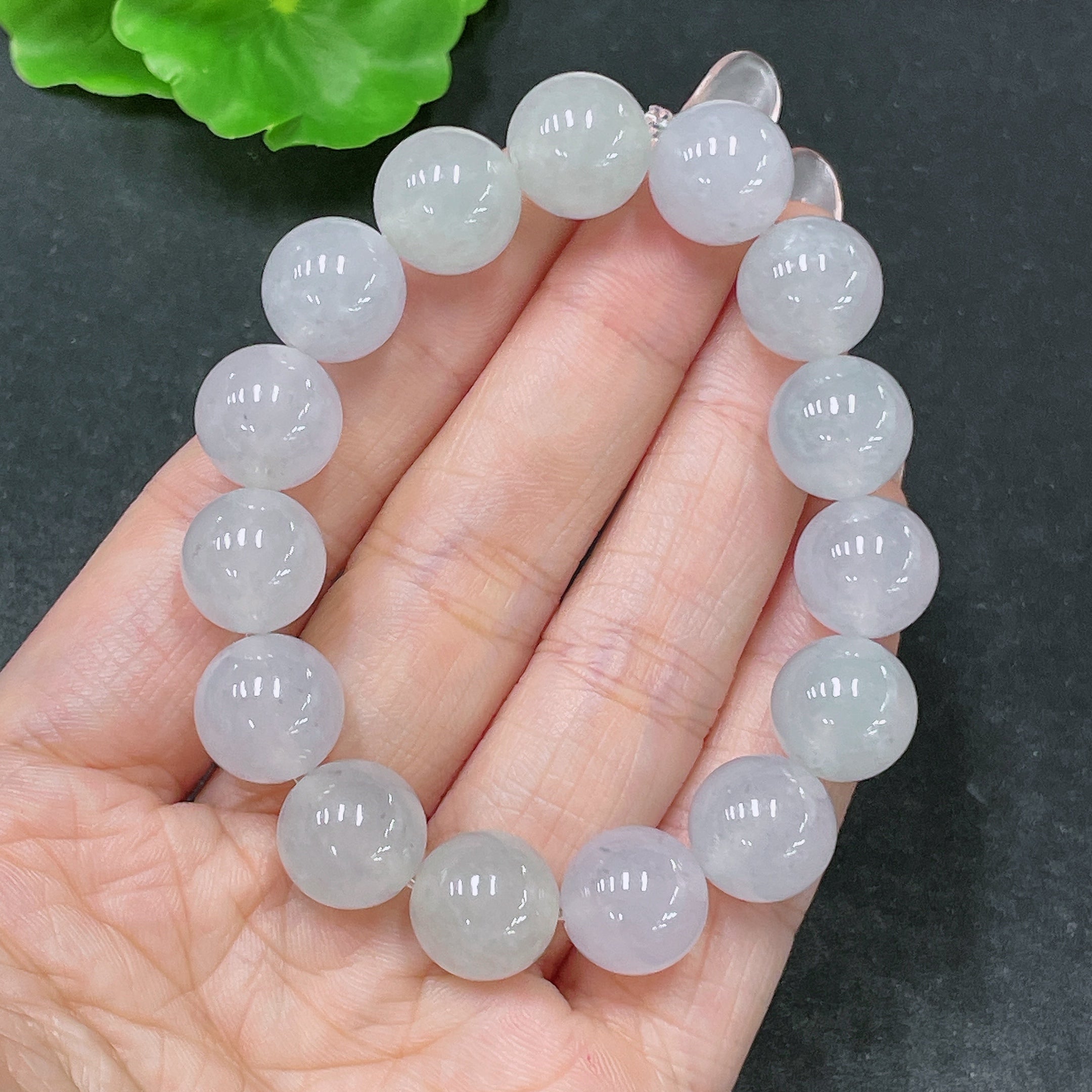 Jadeite Bracelet . Size About 12.3mm | Huiliu Certified