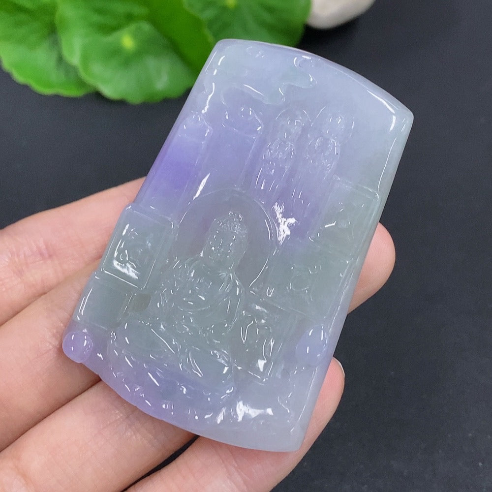 Jadeite Amitabha Pendant