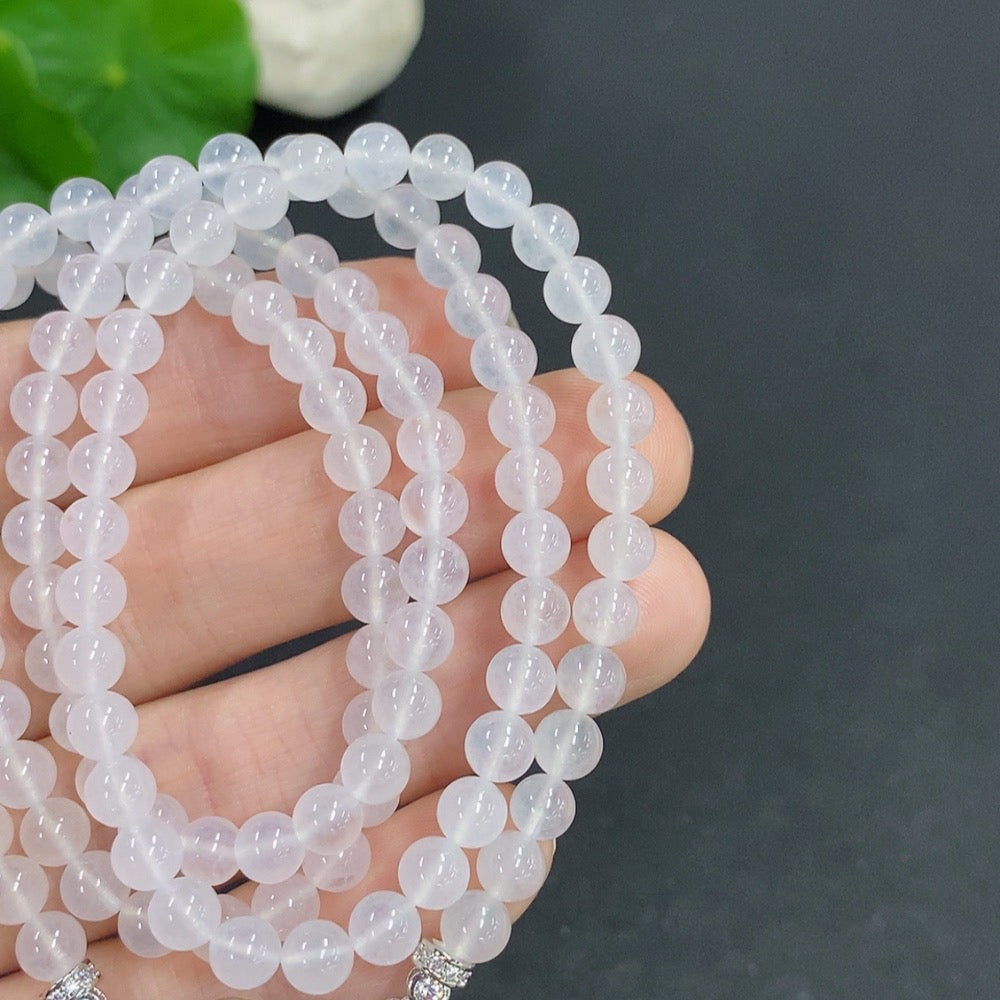 Jadeite Bead Necklace Non-Gold