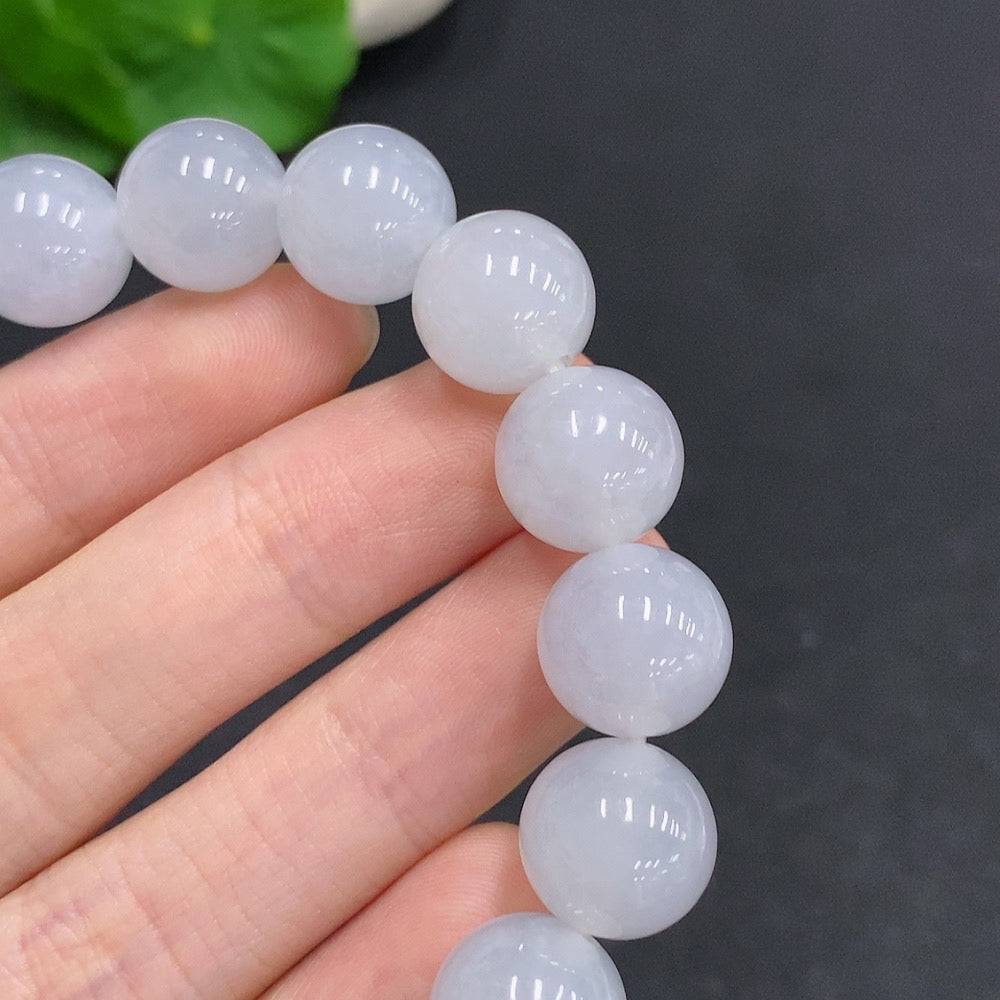 Jadeite Bracelet Total Weight About 50g Size Approx.12mm