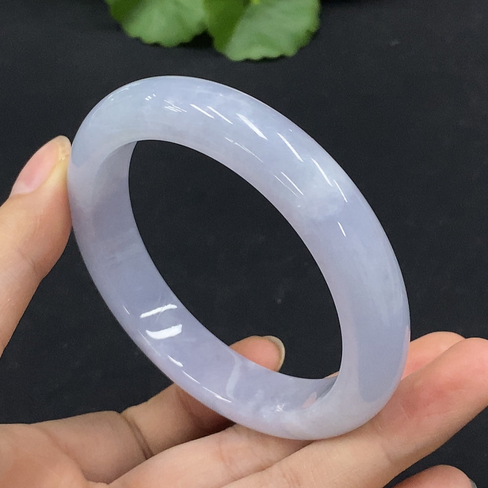 Jadeite Round Bracelet, Total Weight Approx. 61.5g, Size 57