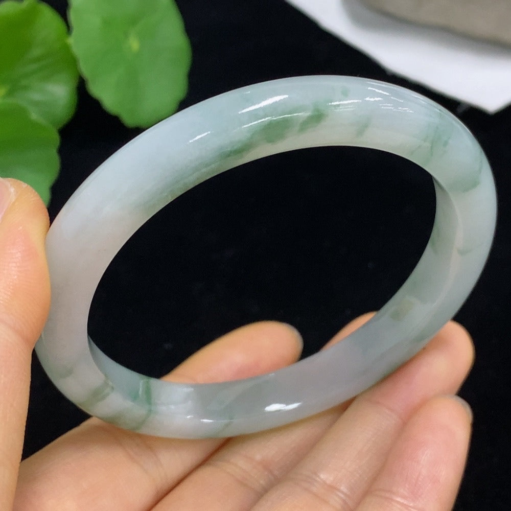 Jadeite Round Bangle Size 57.6 Total Weight Approx. 40.23g