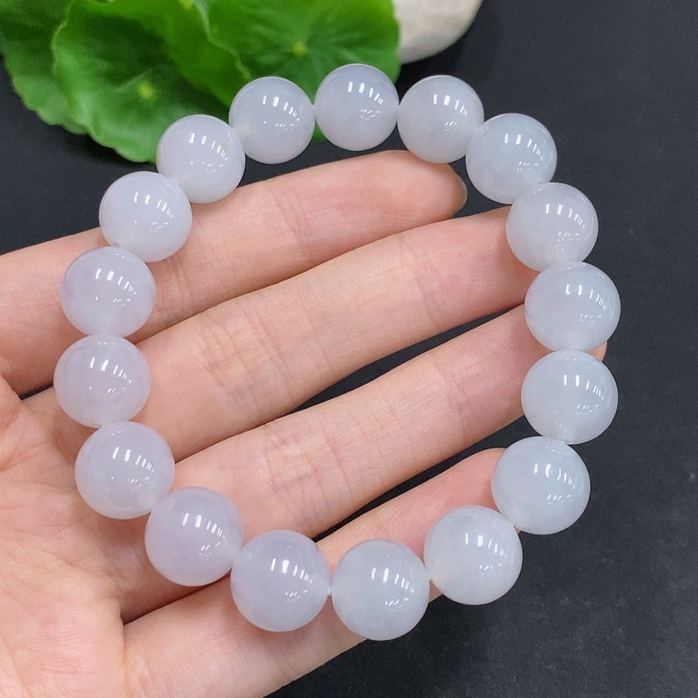 Jadeite Bracelet Total Weight About 50g Size Approx.12mm