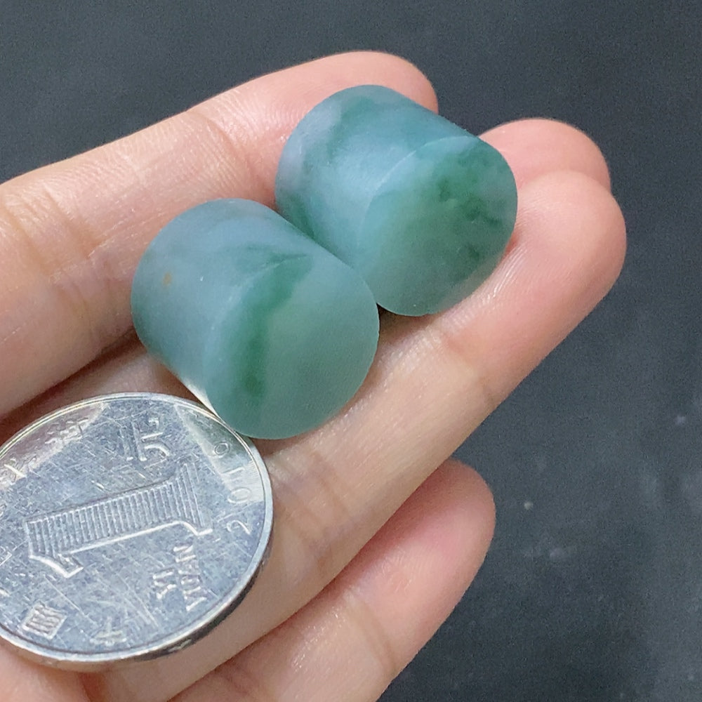 Jadeite Inlaid Piece Unpolished